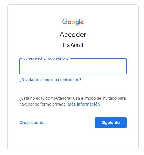 acceso gmail